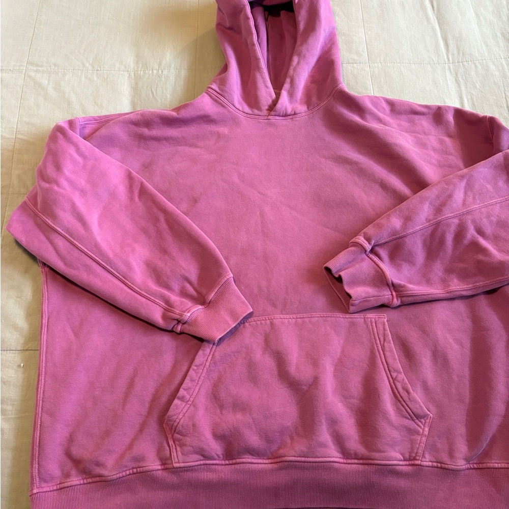 Abercrombie & Fitch A&F Soft Essential Bright Pink Pullover Hoodie